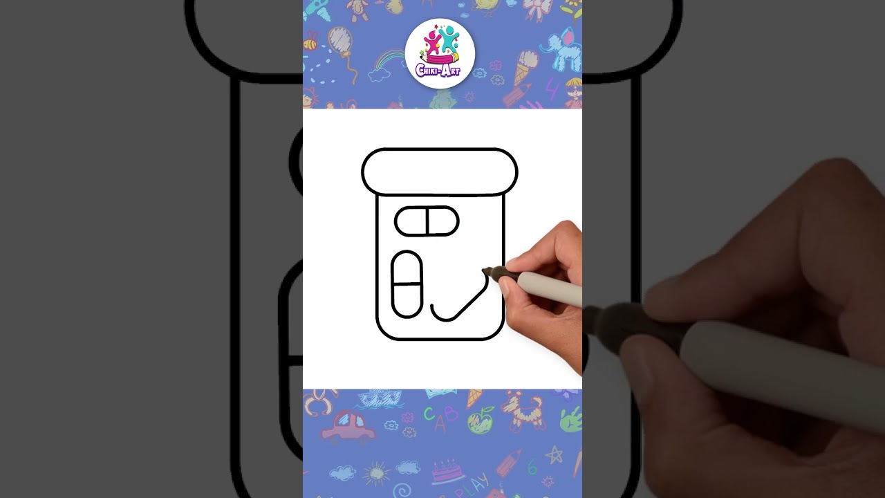 How To Draw A Medical Box💊 | Easy Drawing For Kids #shorts #hooplakidzhowto
