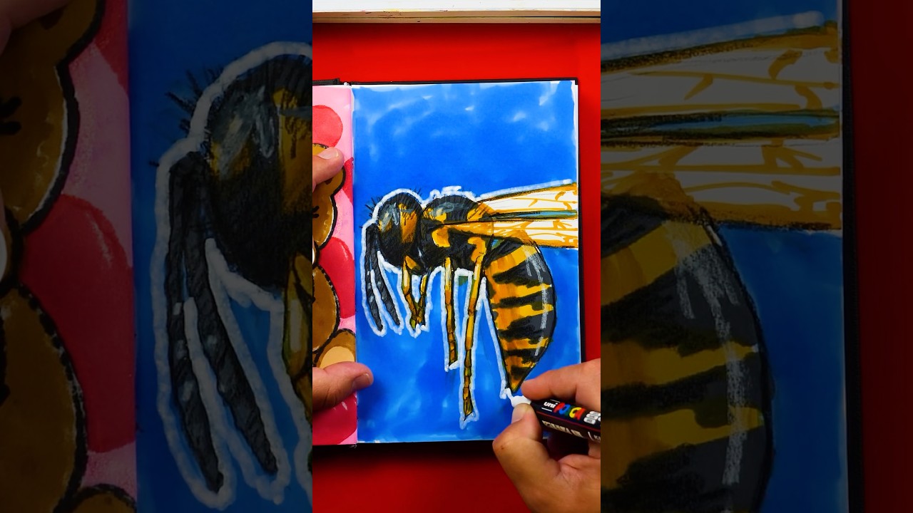 Sketchbook challenge - draw your favorite insect 🐝