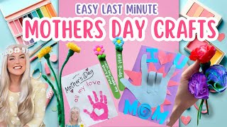 7 Easy Last-Minute Mothers Day Crafts for Kids