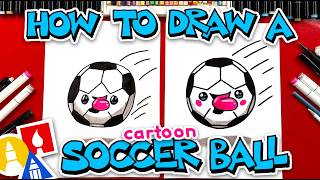 How To Draw A Cartoon Soccer Ball