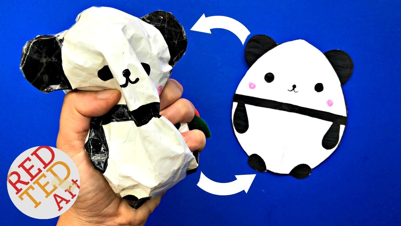 DIY Squishies   Paper Panda Fidget