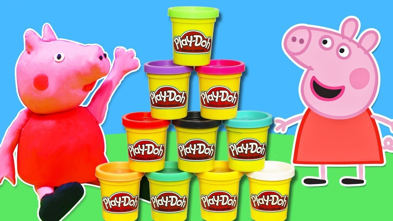DIY: How To Make A Play Doh Peppa Pig🐷 | Clay Art For Kids | HooplaKidz How To