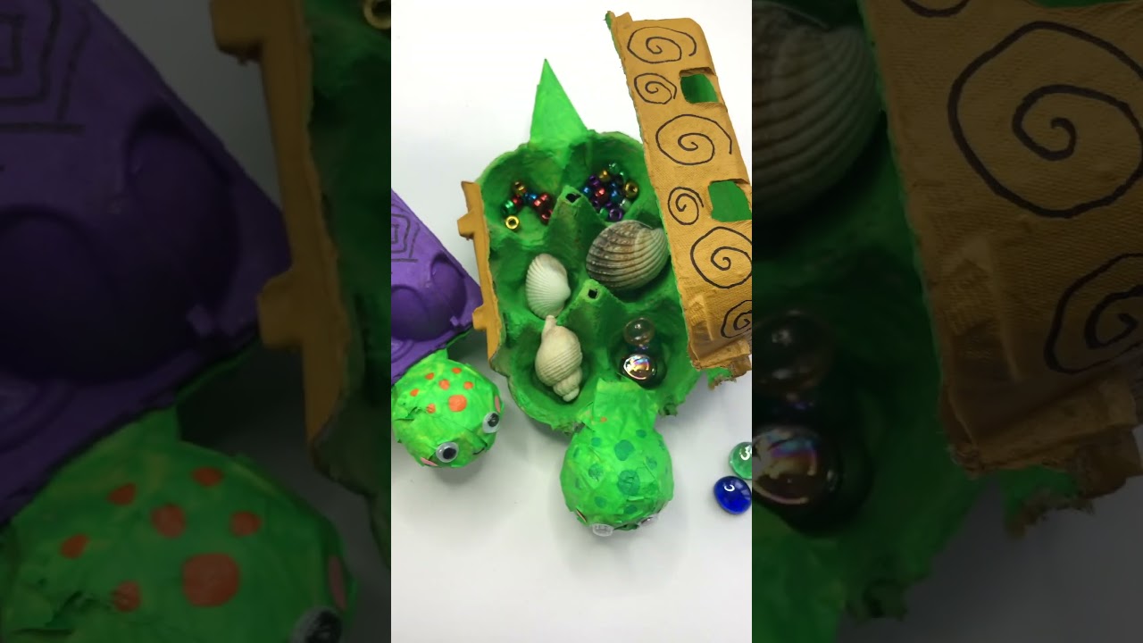 Egg Carton Turtle