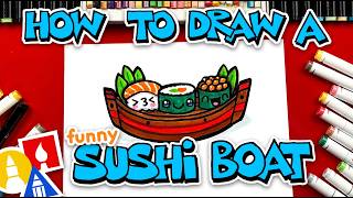 How To Draw A Sushi Boat With Buddies