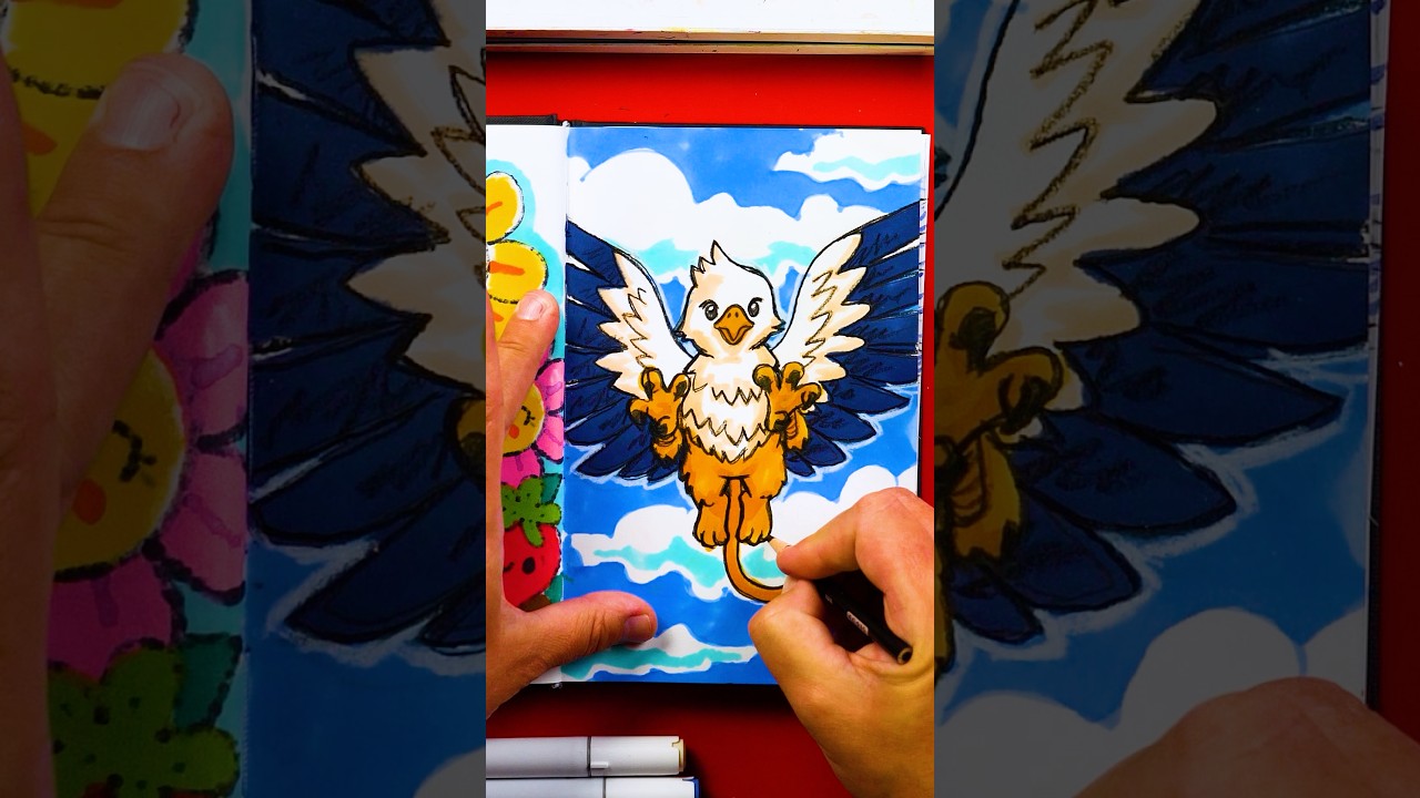 Sketchbook challenge draw your favorite mythical creature in a different way ￼ #artforkidshub