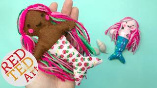 Mini Felt Mermaid Softies (Fast Version)