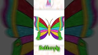 🦋 How to Draw a Butterfly - Fun Drawing Tutorial #shorts #drawing #coloring