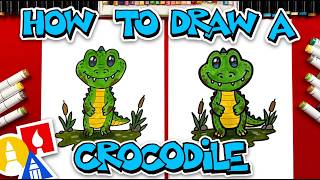 How To Draw Chompers The Crocodile