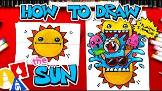How To Draw A Sun Folding Surprise For Summer