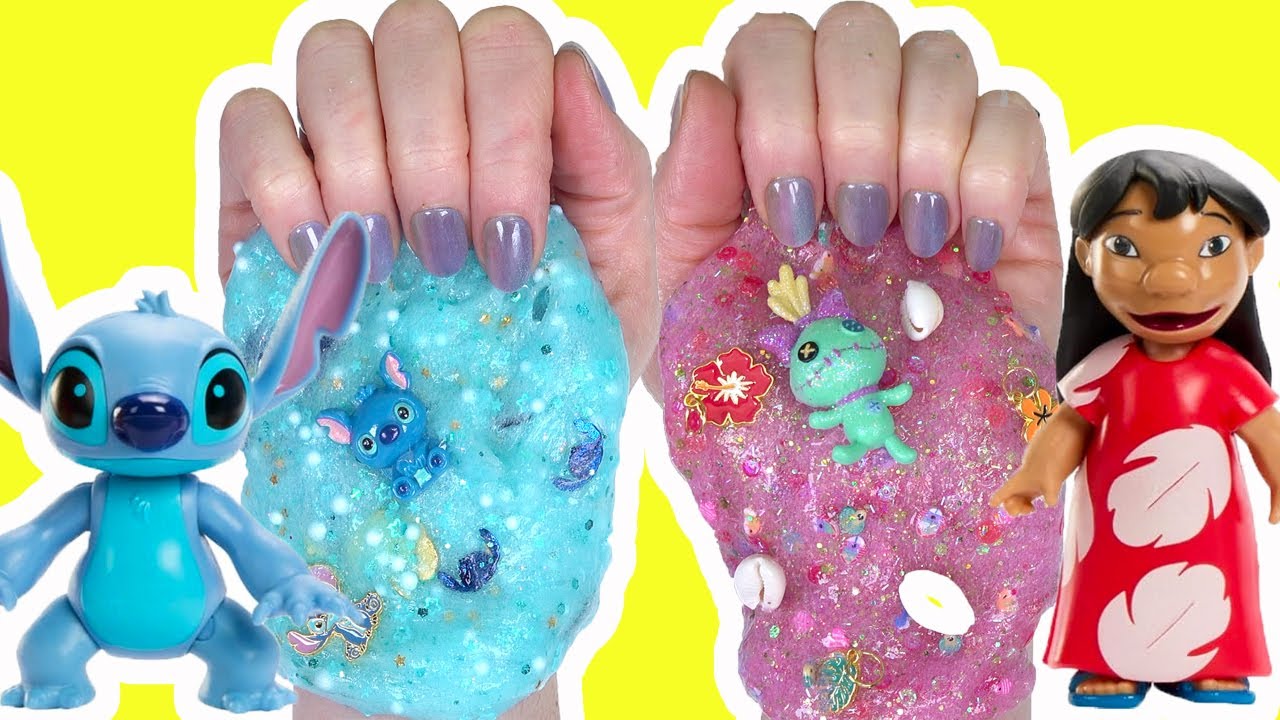 Lilo and Stitch Movie DIY Slime Making Tutorial for Kids
